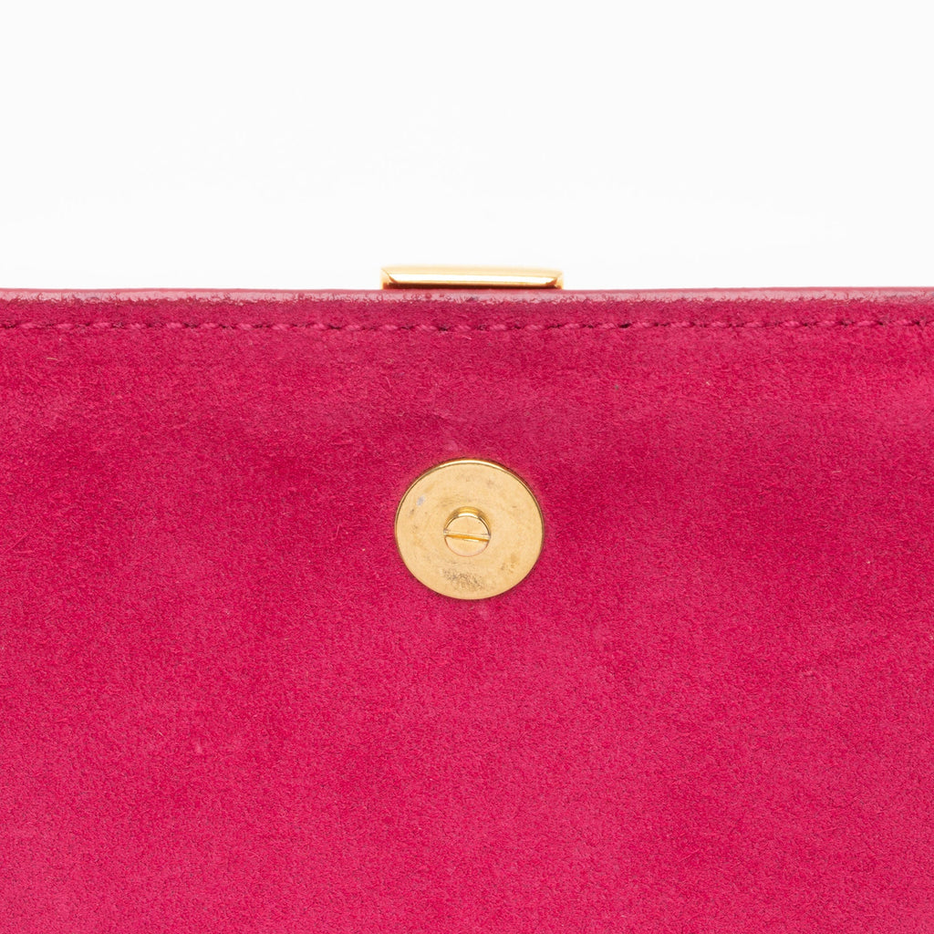 Saint Laurent Leather Chyc Clutch (SHF-SxL9j2)