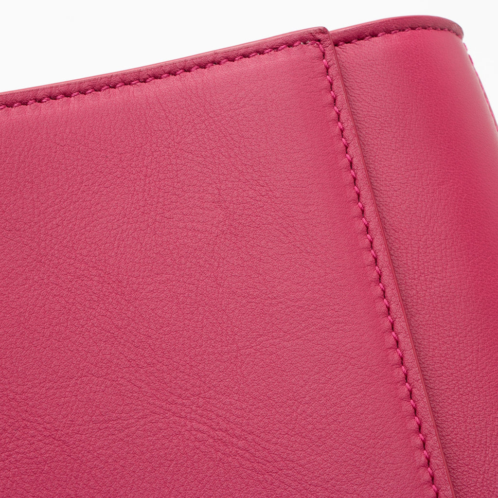 Saint Laurent Leather Chyc Clutch (SHF-SxL9j2)