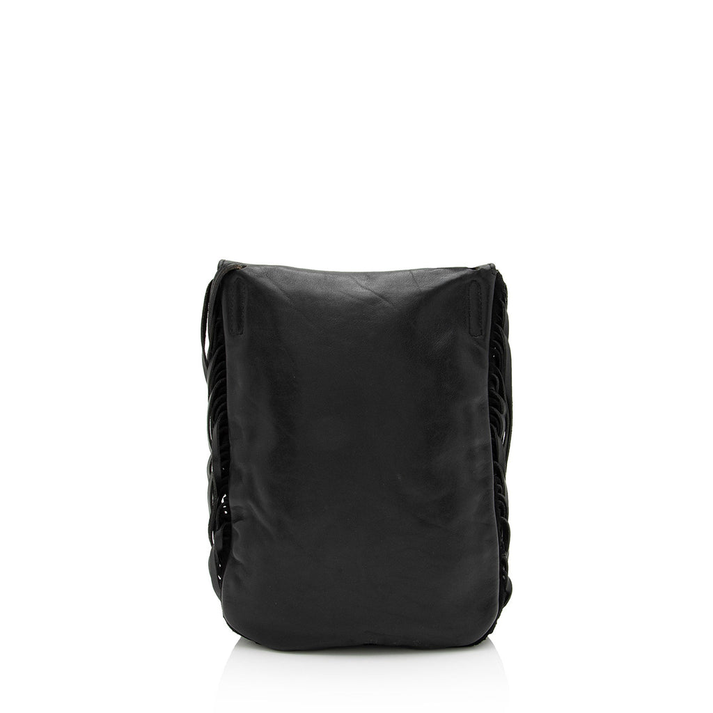 Saint Laurent Leather Fringe Anita Crossbody Bag (SHF-zM6EOQ)