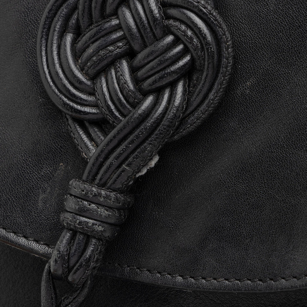Saint Laurent Leather Fringe Anita Crossbody Bag (SHF-zM6EOQ)