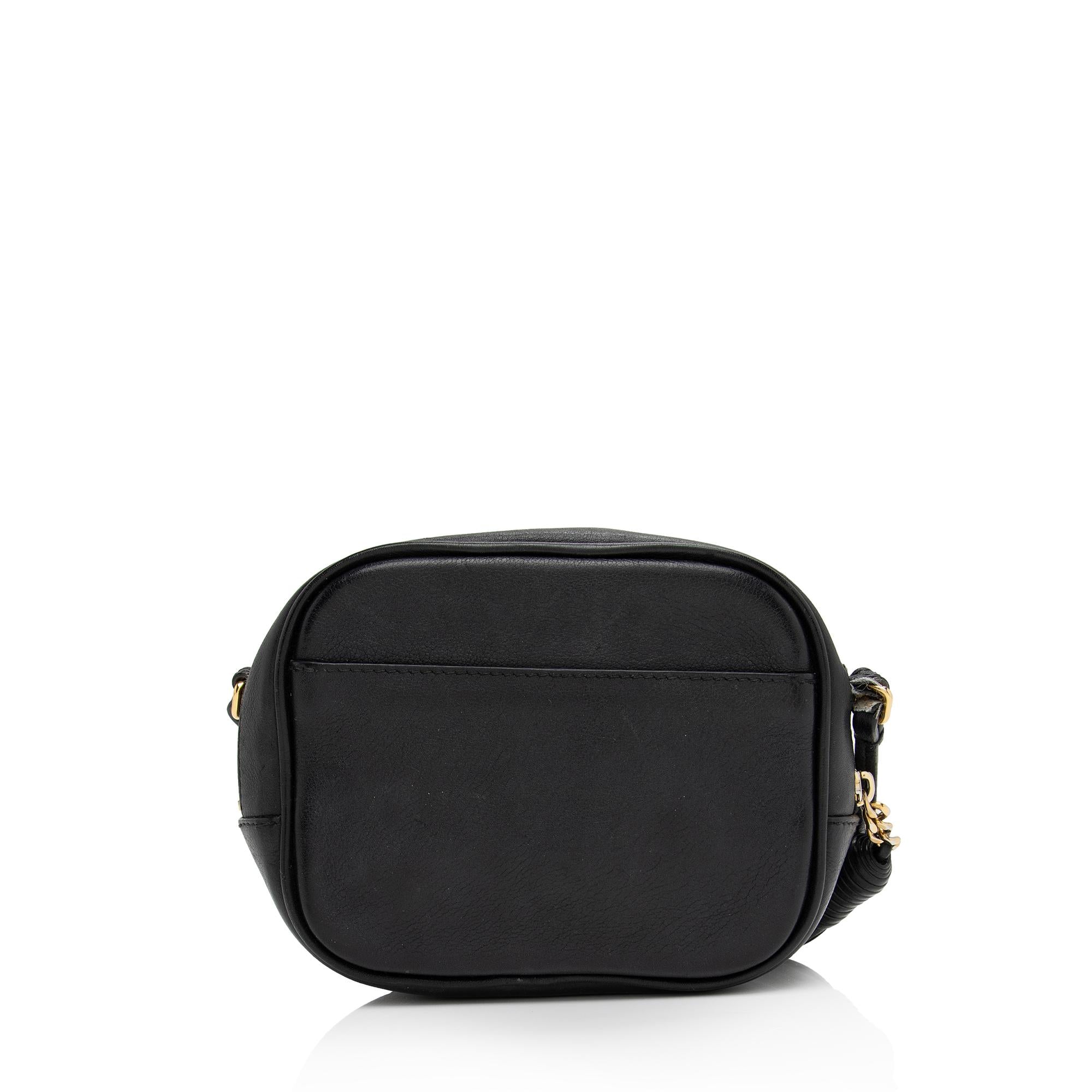 Saint Laurent Leather Monogram Blogger Bag (SHF-0bGOag)