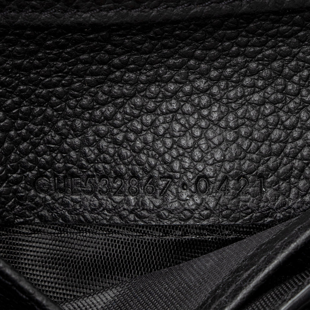Saint Laurent Leather Monogram Compact Bi-Fold Wallet (SHF-EywM9H)