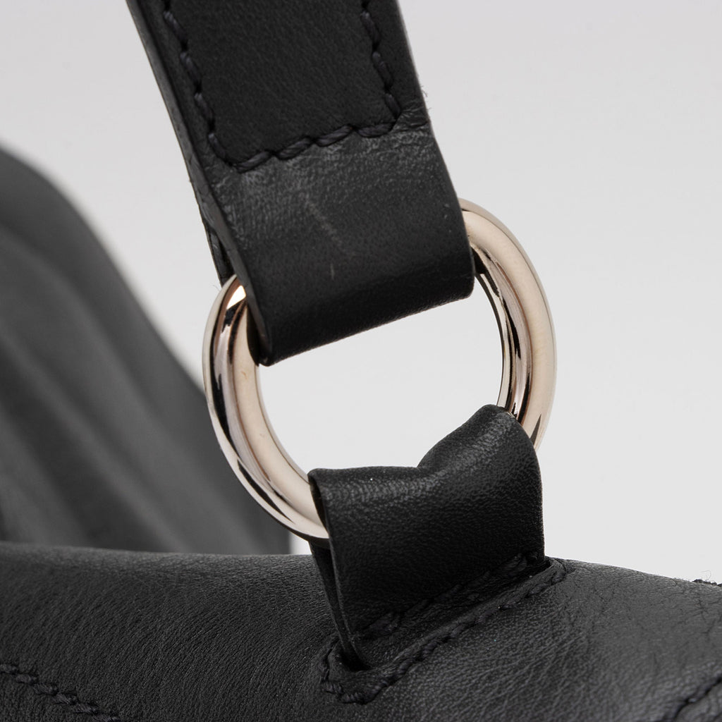 Saint Laurent Leather Muse Two Large Satchel (SHF-KW43Zr)