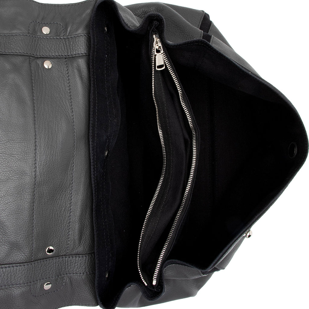 Saint Laurent Leather Muse Two Large Satchel (SHF-KW43Zr)