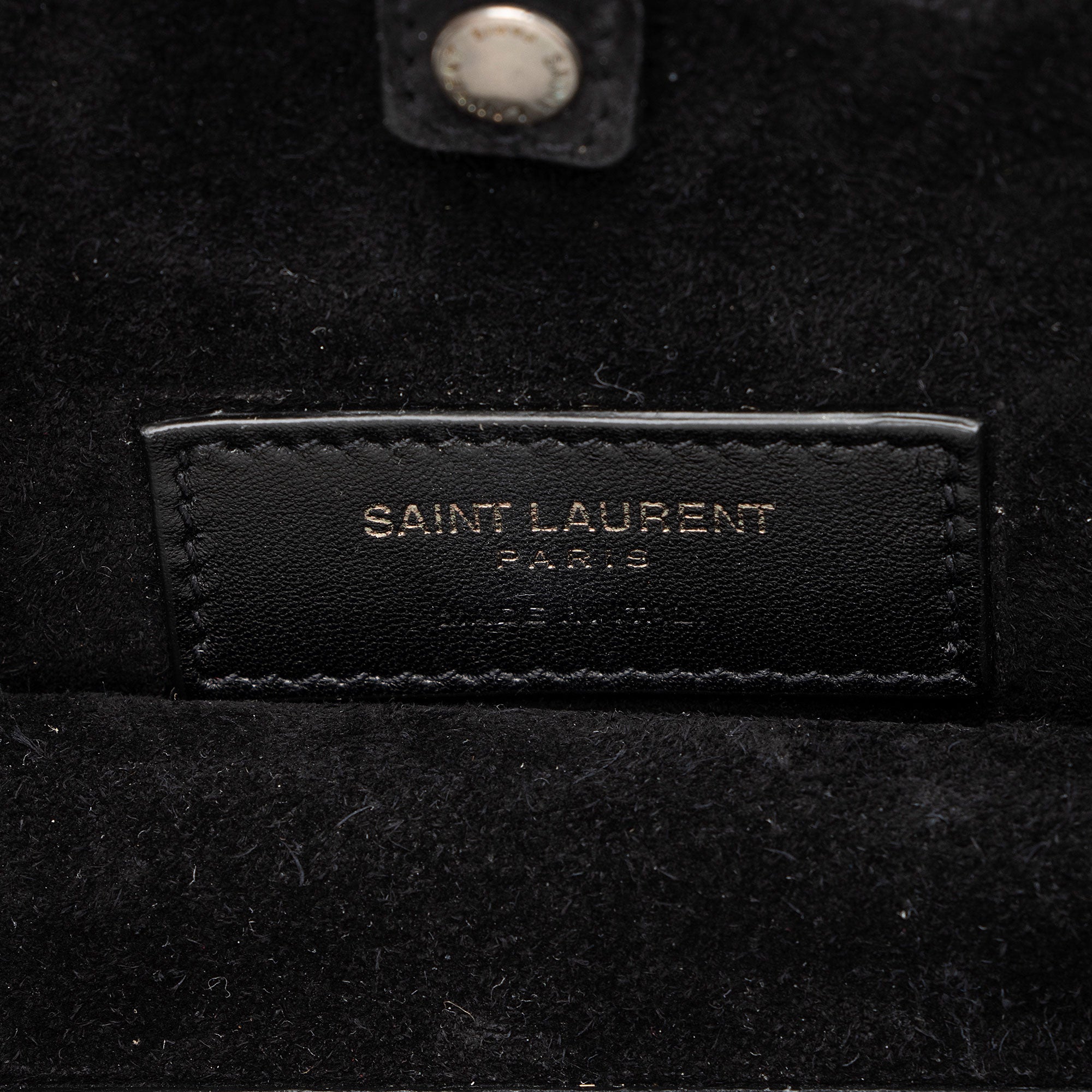 Saint Laurent Leather Ponyhair Leopard Print Mica Hatbox Small Crossbody Bag (SHF-LTfquL)