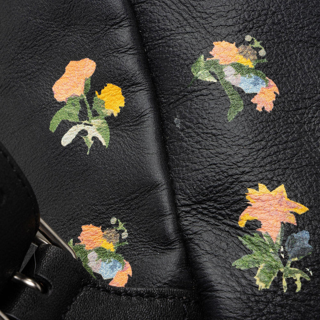 Saint Laurent Leather Prairie Floral Festival Backpack (SHF-VN9m0q)