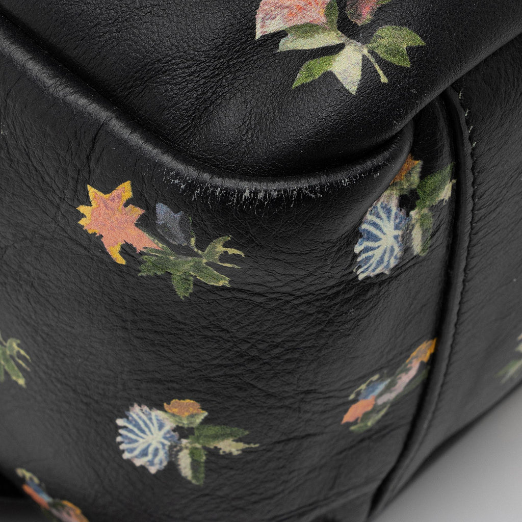Saint Laurent Leather Prairie Floral Festival Backpack (SHF-VN9m0q)