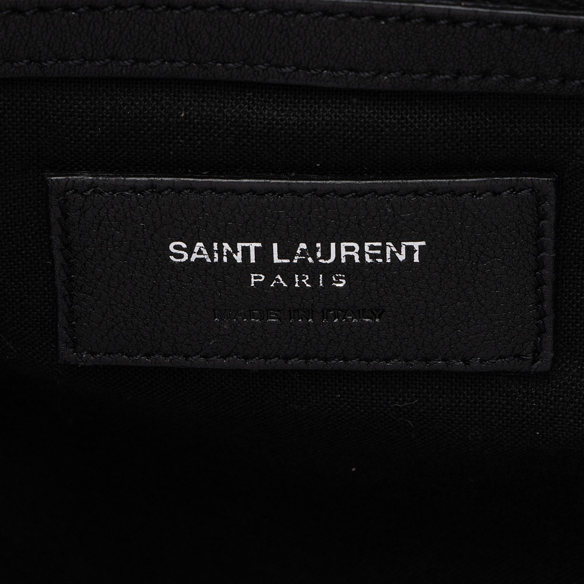 Saint Laurent Leather Prairie Floral Festival Backpack (SHF-VN9m0q)