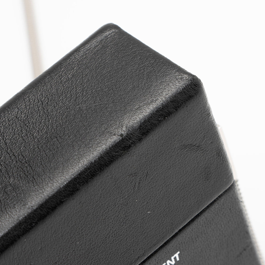 Saint Laurent Leather Smoking Box Crossbody Bag (SHF-CnxfOo)