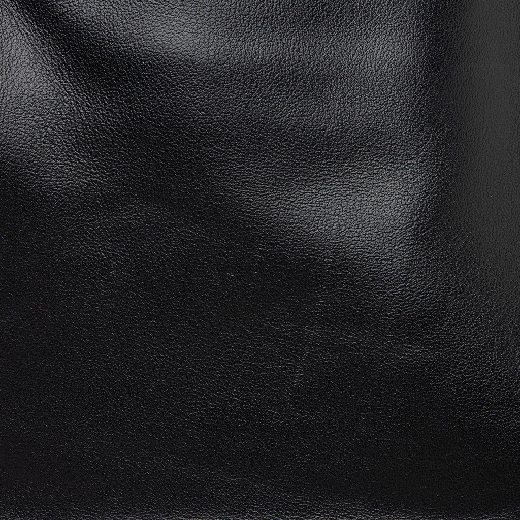 Saint Laurent Leather Teddy Large Bucket Bag (SHF-s2ALK4)