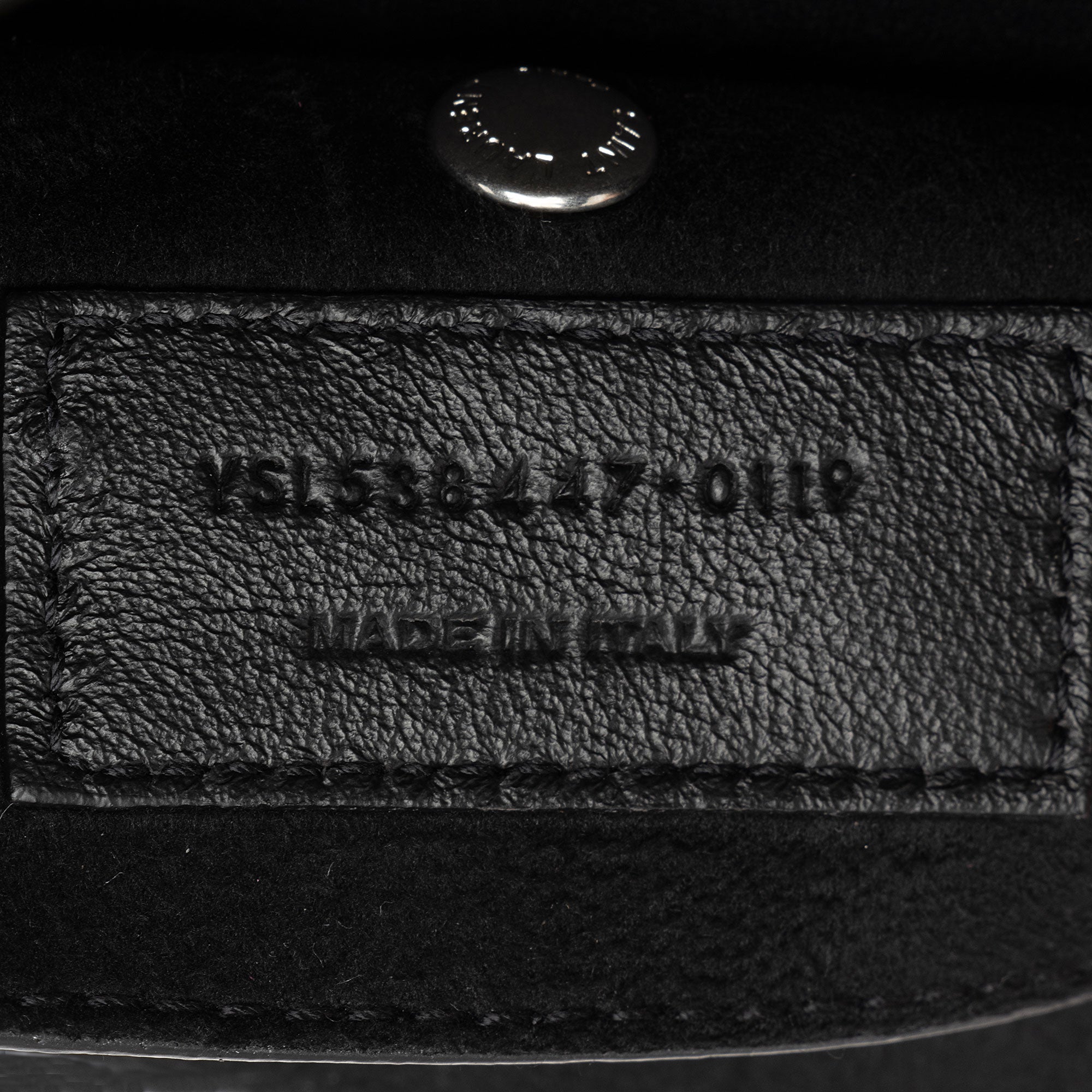 Saint Laurent Leather Teddy Small Bucket Bag (SHF-xicq3g)