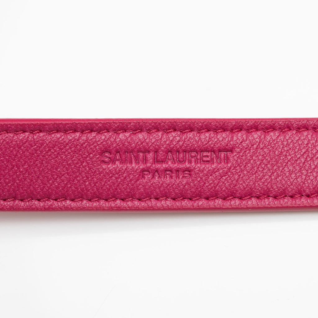 Saint Laurent Leather Teddy Small Bucket Bag (SHF-xicq3g)