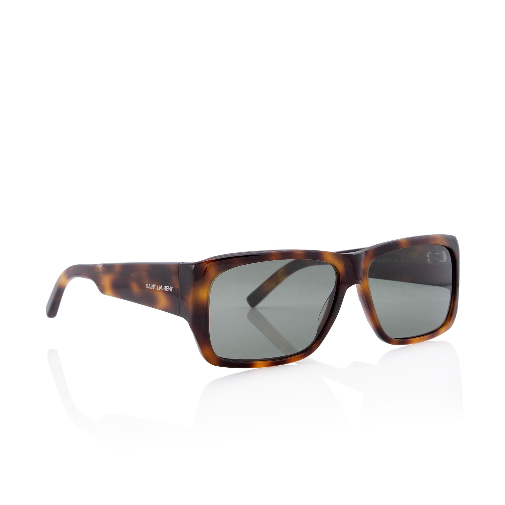 Saint Laurent Lenny Rectangular Sunglasses (SHF-JbHfZx)