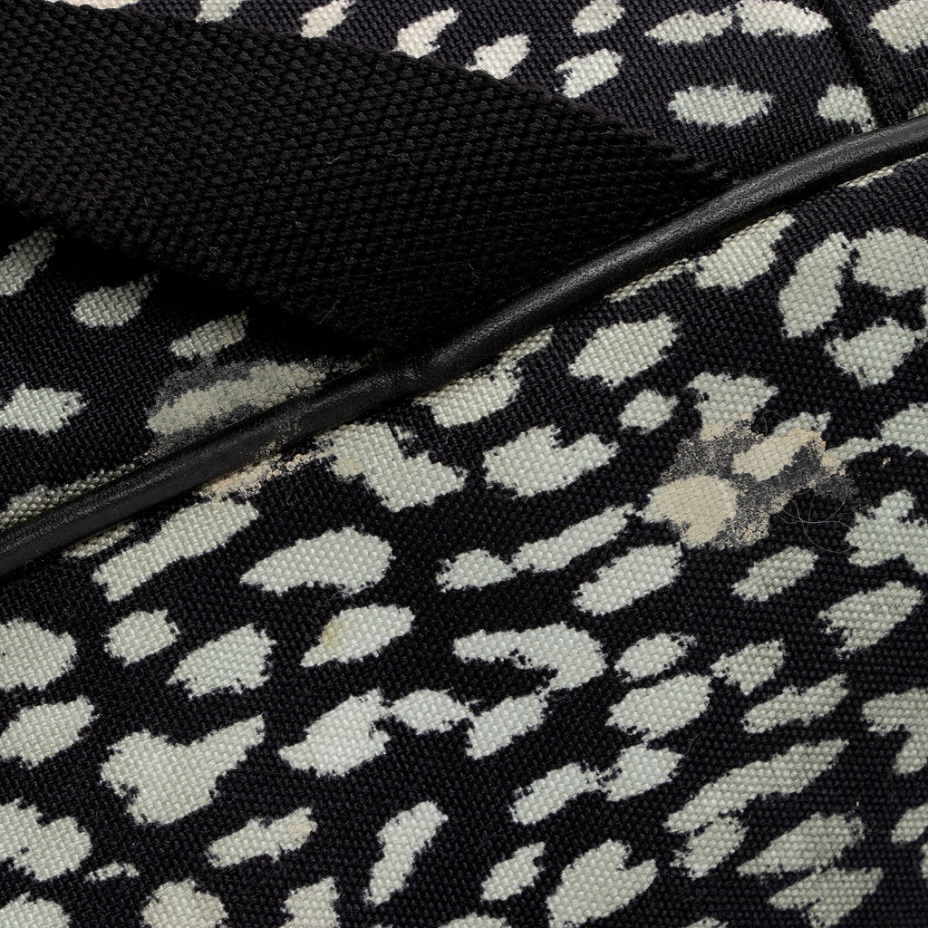 Saint Laurent Leopard Print Canvas City Backpack (SHF-lc0KDV)