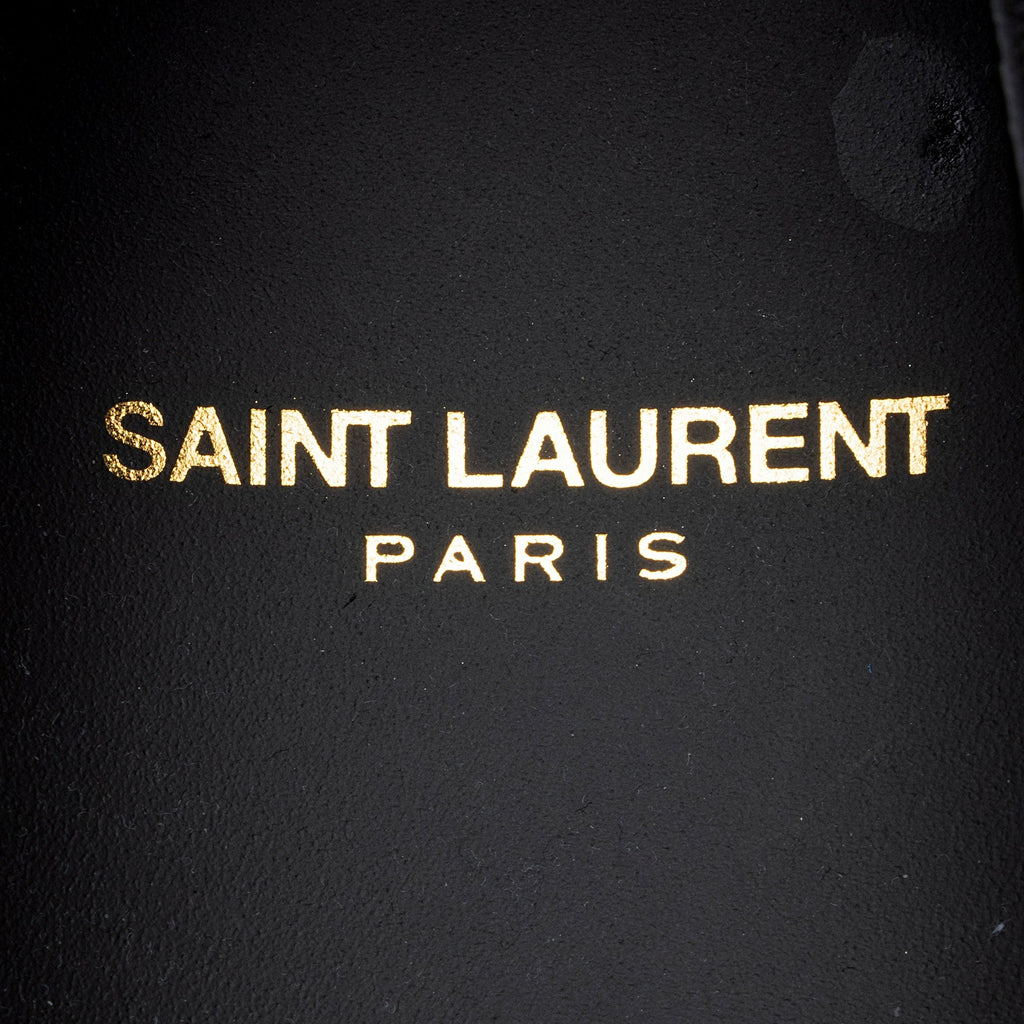 Saint Laurent Leopard Print Canvas Low Top Sneakers - Size 7 / 37 (SHF-Z2qqxw)