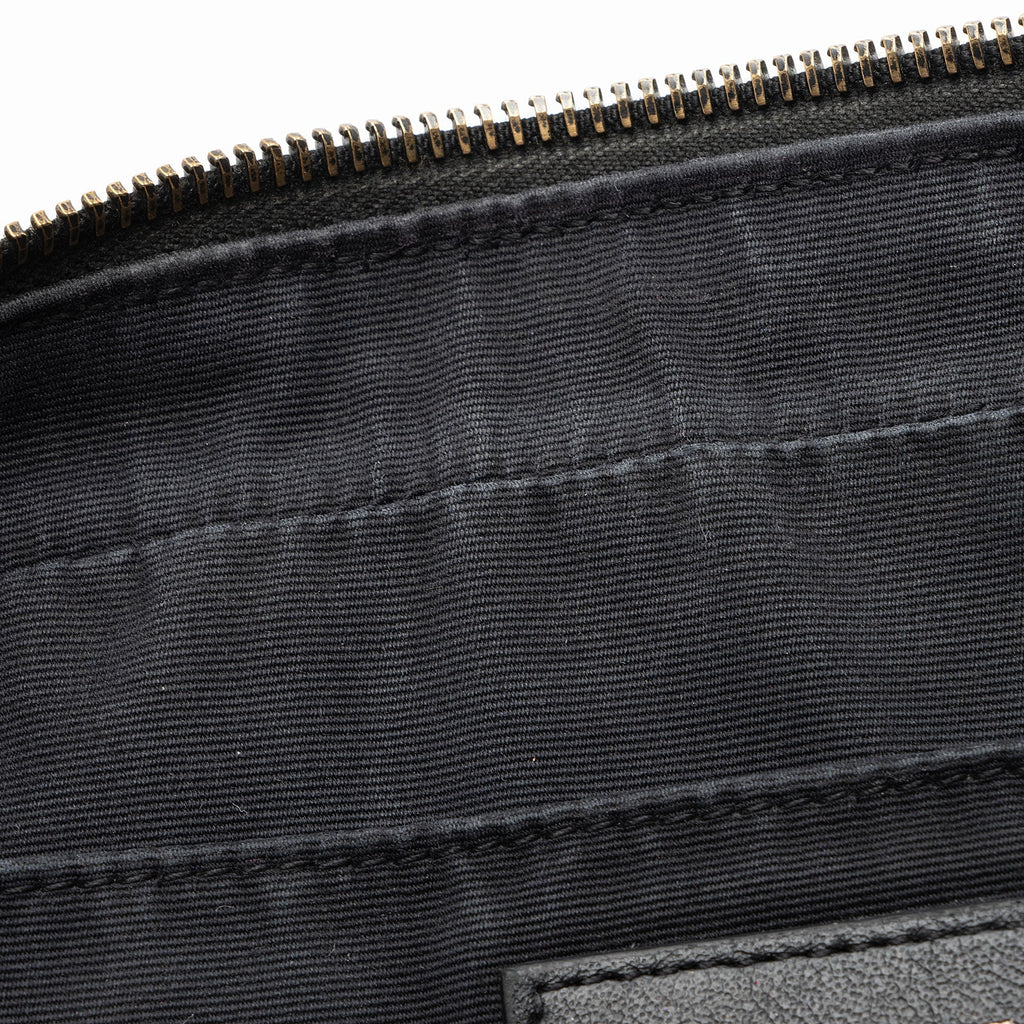 Saint Laurent Matelasse Calfskin Matte Black Monogram Lou Camera Bag (SHF-APSLqT)