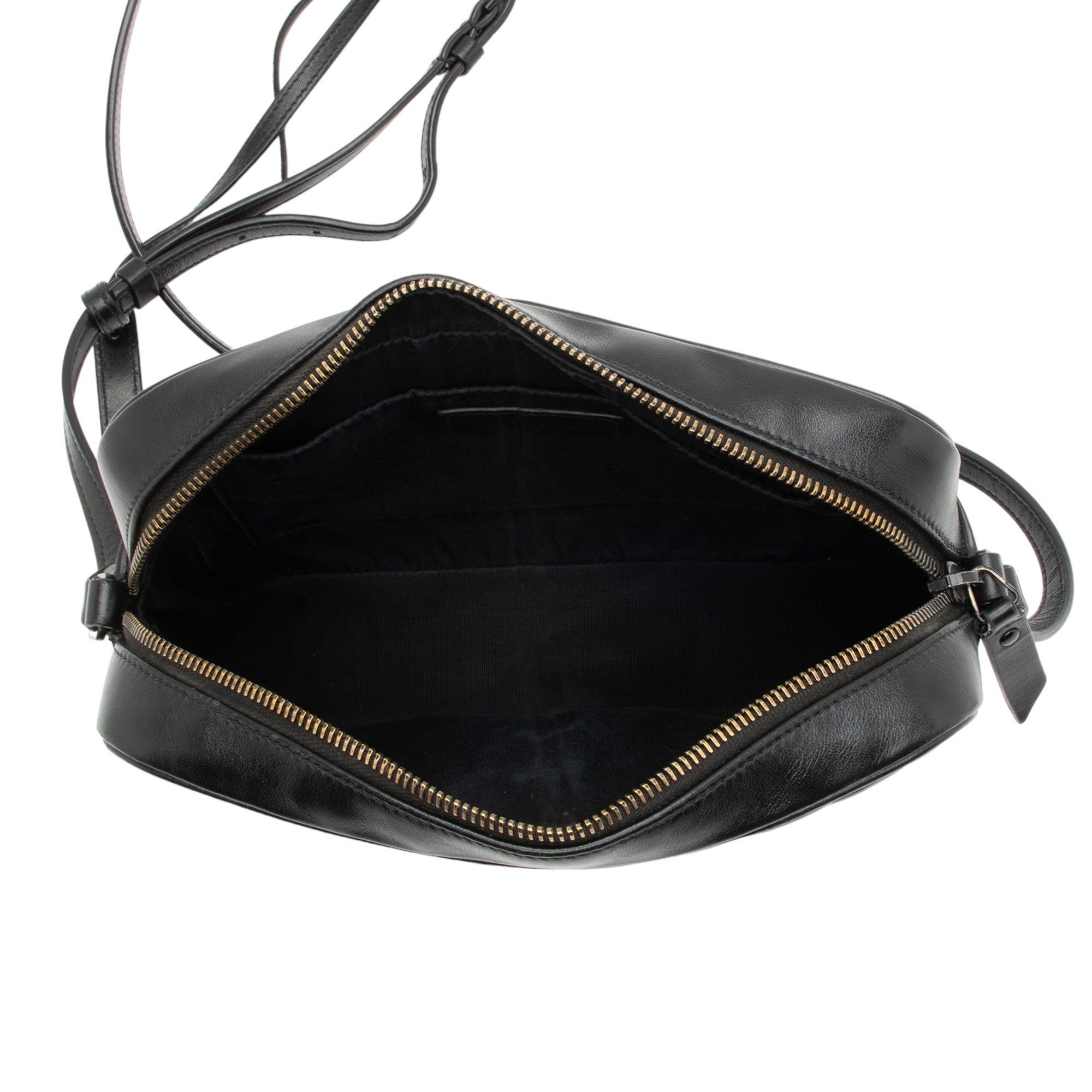 Saint Laurent Matelasse Calfskin Matte Black Monogram Lou Camera Bag (SHF-APSLqT)