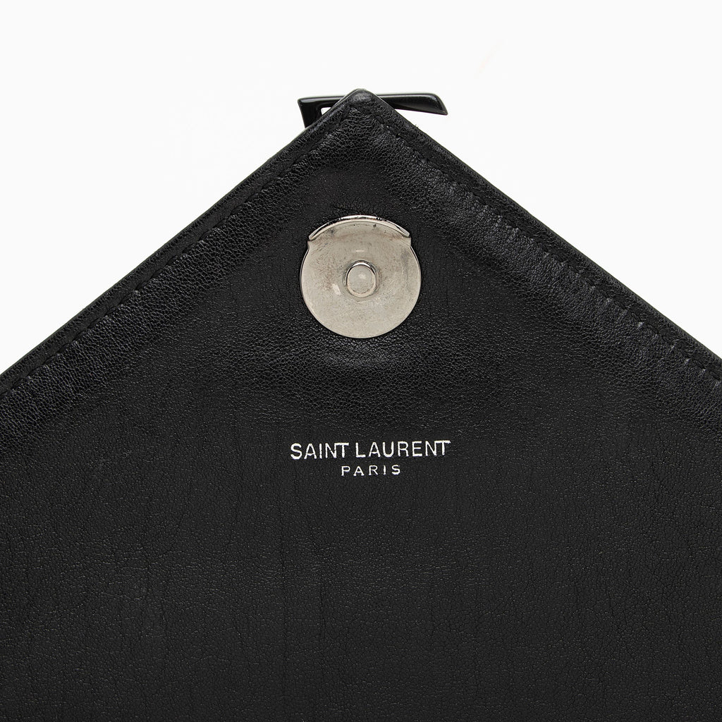 Saint Laurent Matelasse Calfskin Monogram College Large Shoulder Bag (SHF-NTG48D)