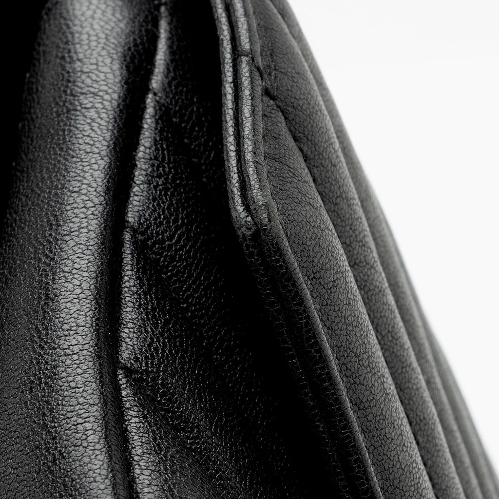 Saint Laurent Matelasse Calfskin Monogram College Large Shoulder Bag (SHF-6MZ4bL)