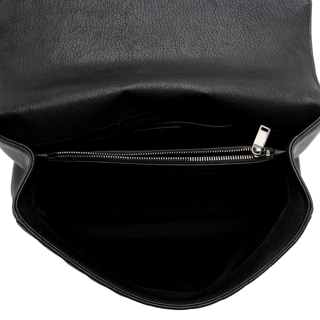 Saint Laurent Matelasse Calfskin Monogram College Large Shoulder Bag (SHF-6MZ4bL)