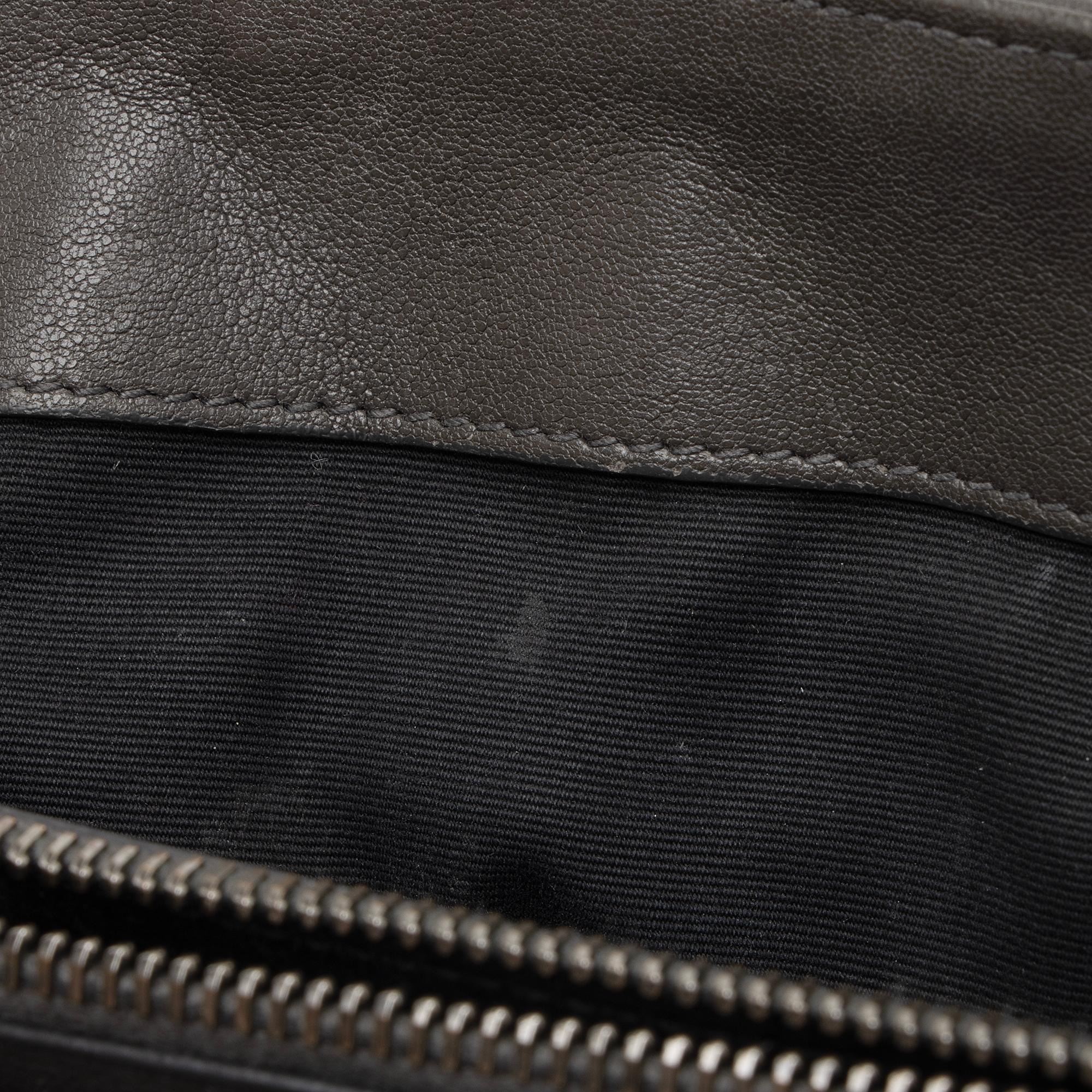 Saint Laurent Matelasse Calfskin Monogram College Medium Shoulder Bag (SHF-VVdWy3)