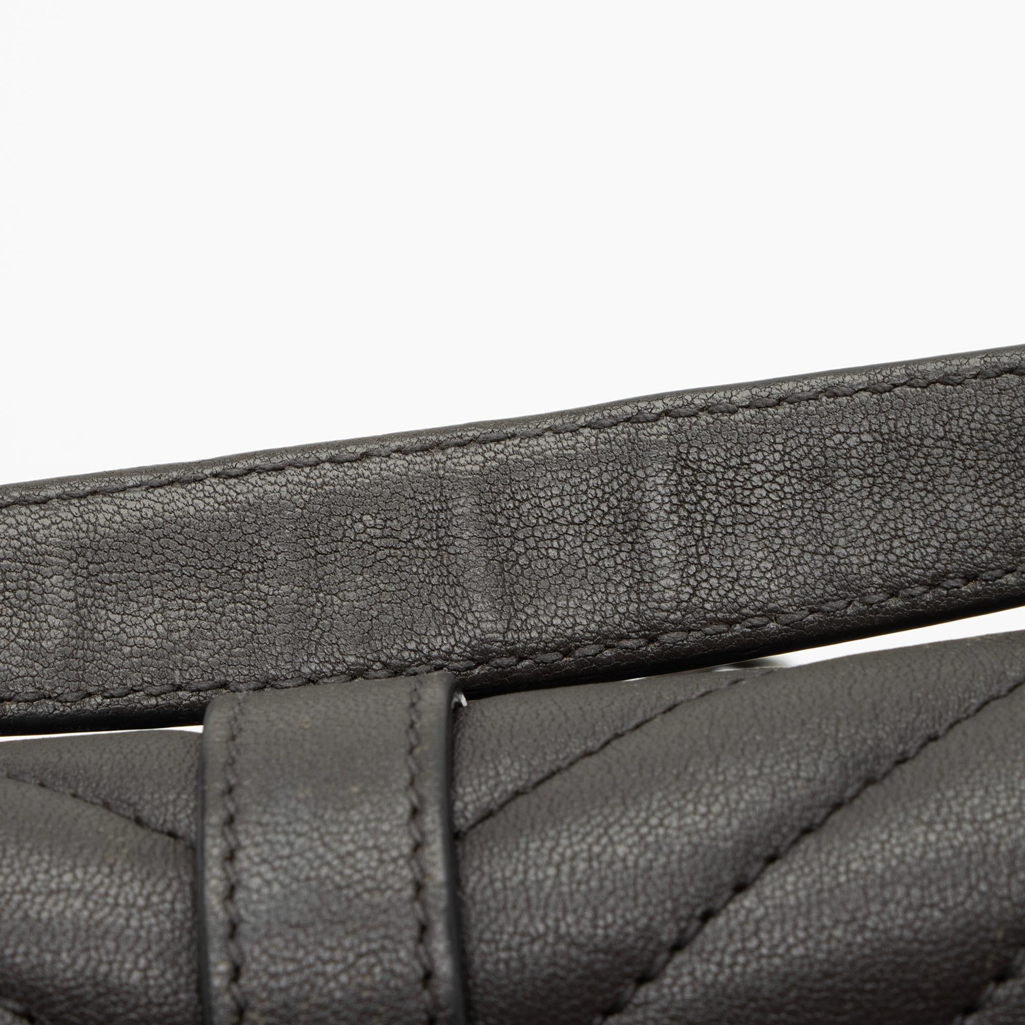 Saint Laurent Matelasse Calfskin Monogram College Medium Shoulder Bag (SHF-VVdWy3)