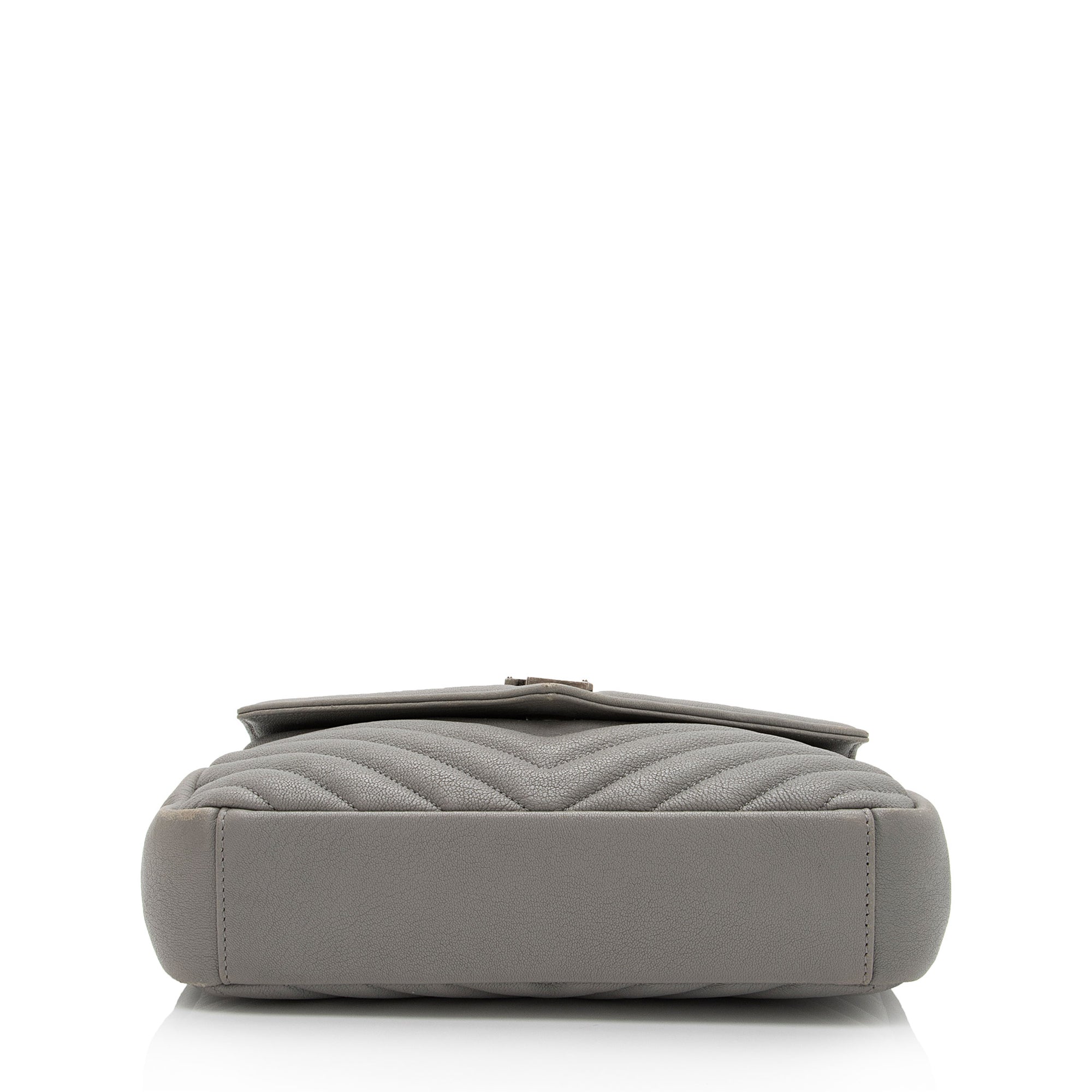 Saint Laurent Matelasse Calfskin Monogram College Medium Shoulder Bag (SHF-2L8Nyw)
