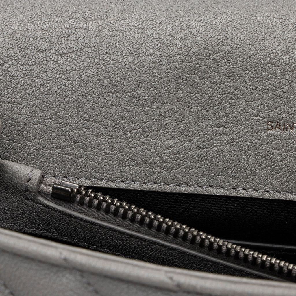 Saint Laurent Matelasse Calfskin Monogram College Medium Shoulder Bag (SHF-2L8Nyw)