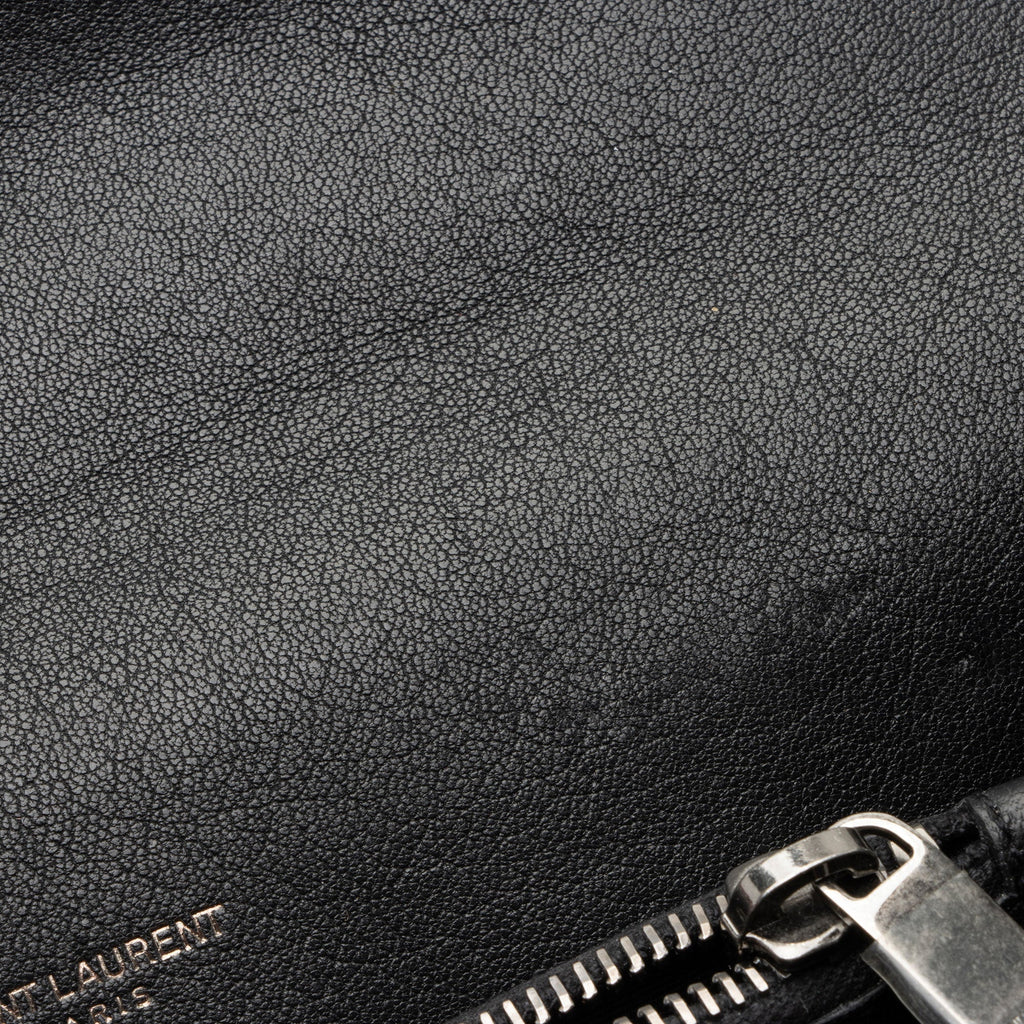 Saint Laurent Matelasse Calfskin Monogram College Medium Shoulder Bag (SHF-MMt0qg)