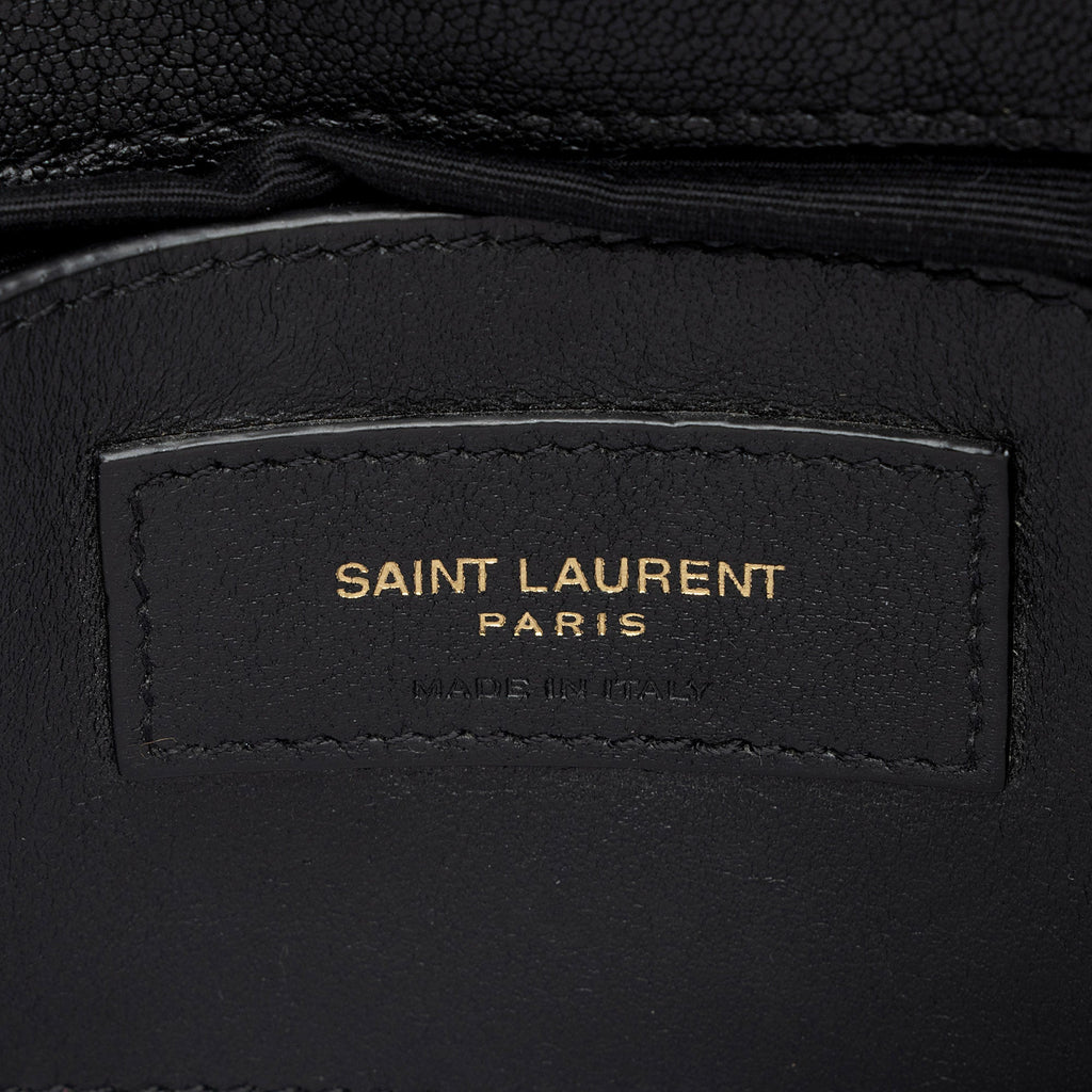 Saint Laurent Matelasse Calfskin Monogram College Medium Shoulder Bag (SHF-p3Eevf)