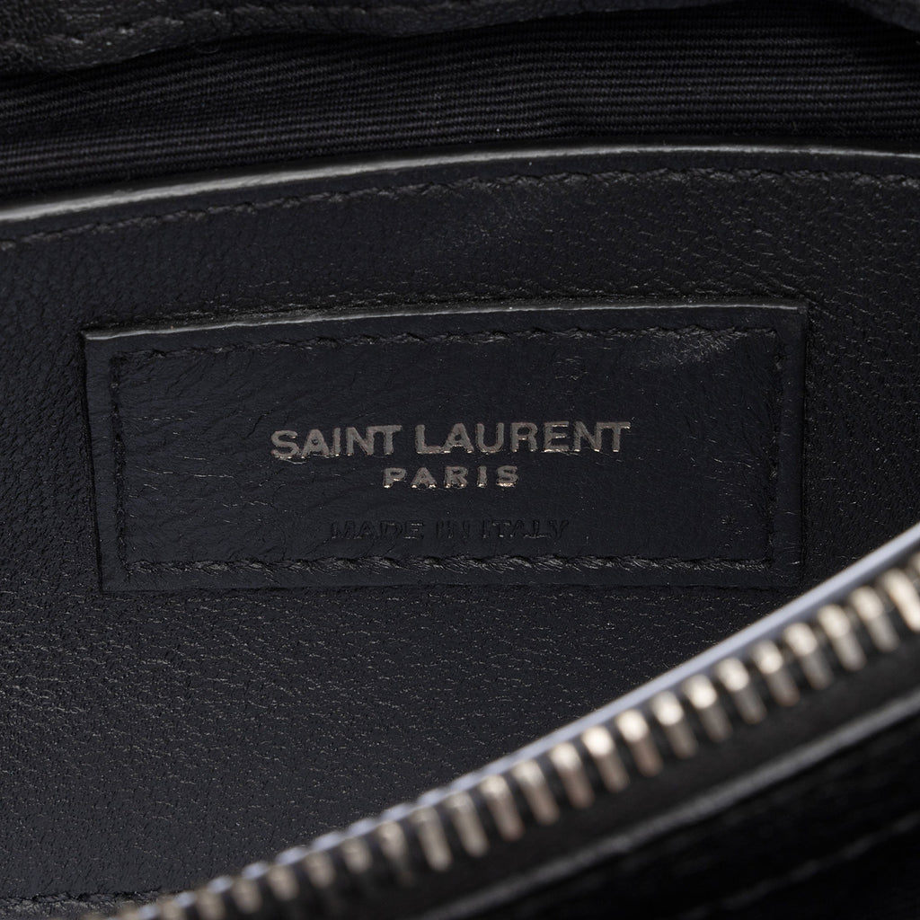Saint Laurent Matelasse Calfskin Monogram College Medium Shoulder Bag (SHF-1hq9qs)