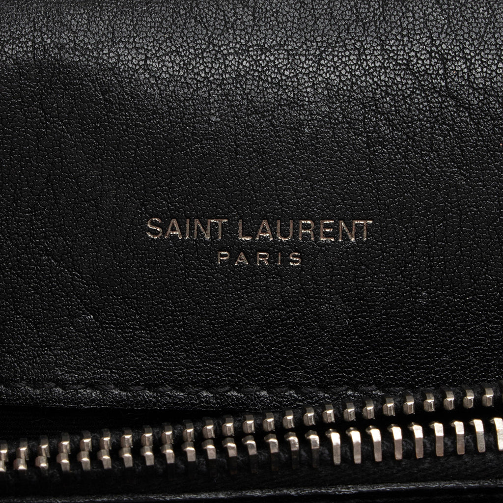 Saint Laurent Matelasse Calfskin Monogram College Medium Shoulder Bag (SHF-1hq9qs)