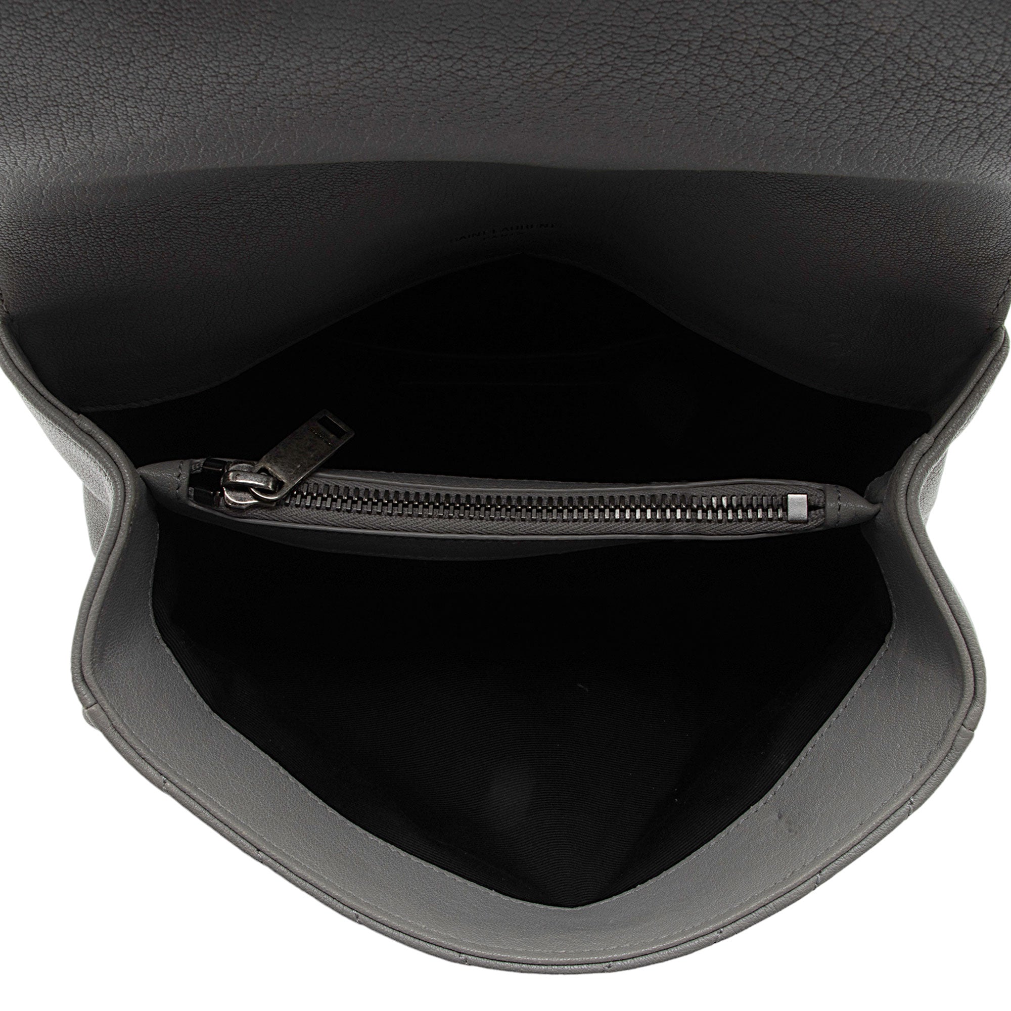 Saint Laurent Matelasse Calfskin Monogram College Medium Shoulder Bag (SHF-D2O1lS)