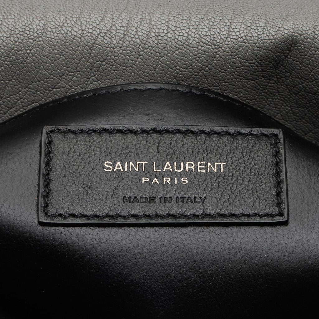 Saint Laurent Matelasse Calfskin Monogram College Medium Shoulder Bag (SHF-D2O1lS)