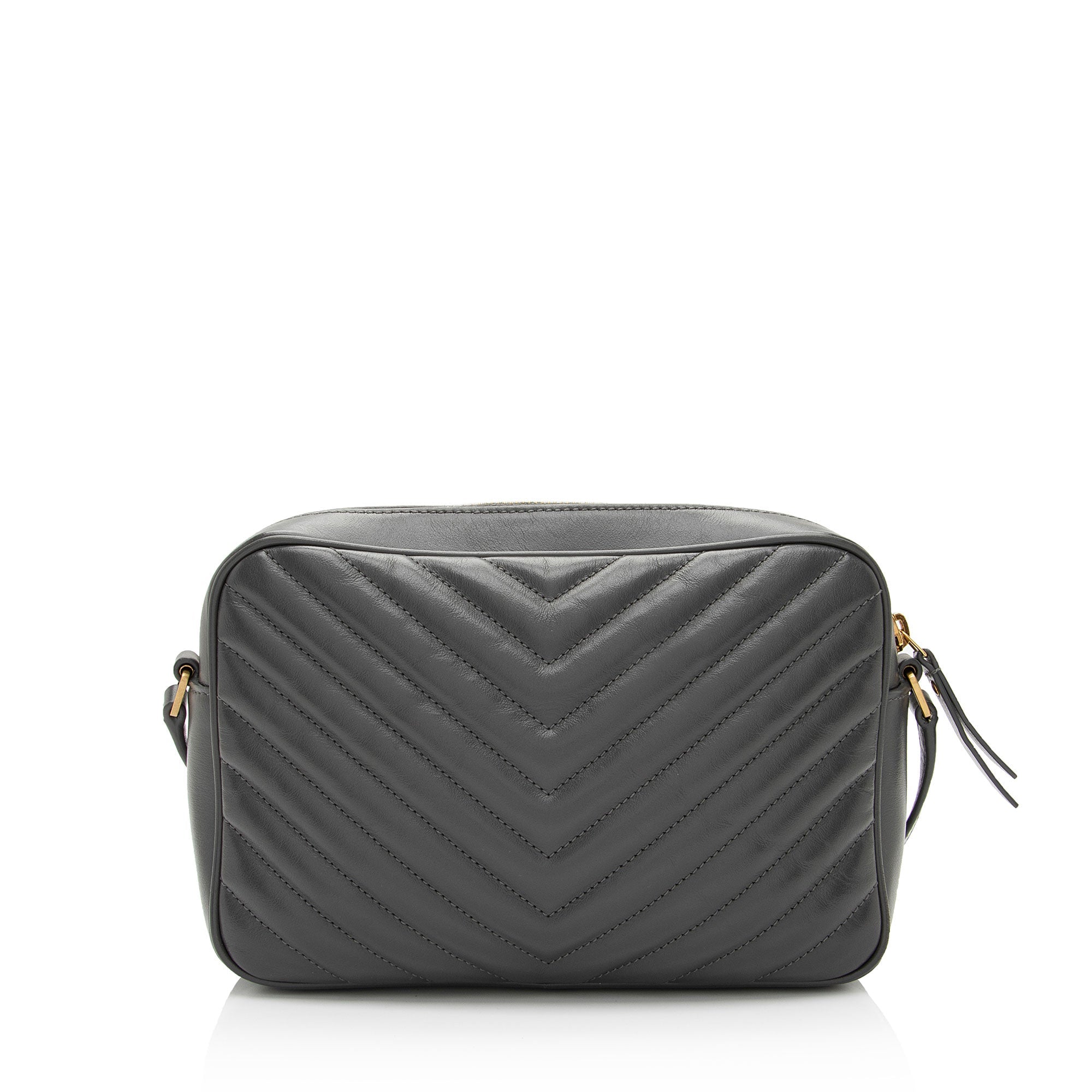Saint Laurent Matelasse Calfskin Monogram Lou Camera Bag (SHF-Dlf8kG)