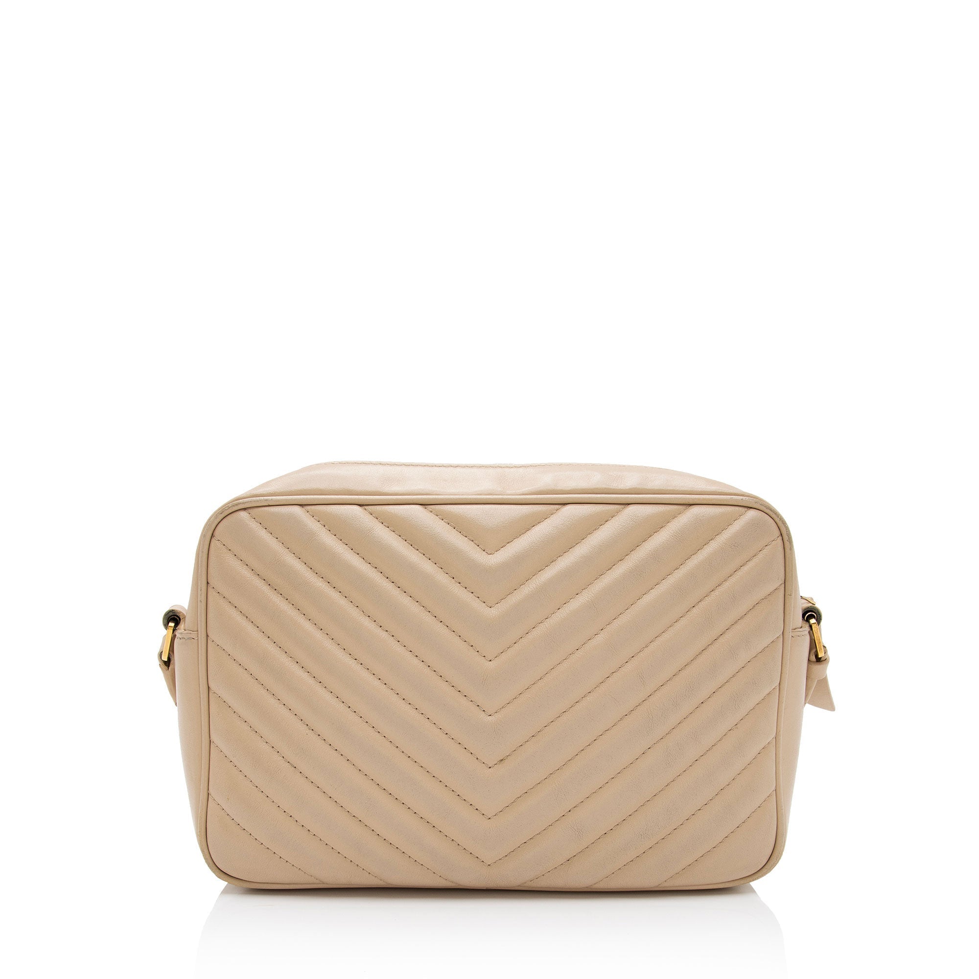 Saint Laurent Matelasse Calfskin Monogram Lou Camera Bag (SHF-TFjjTM)