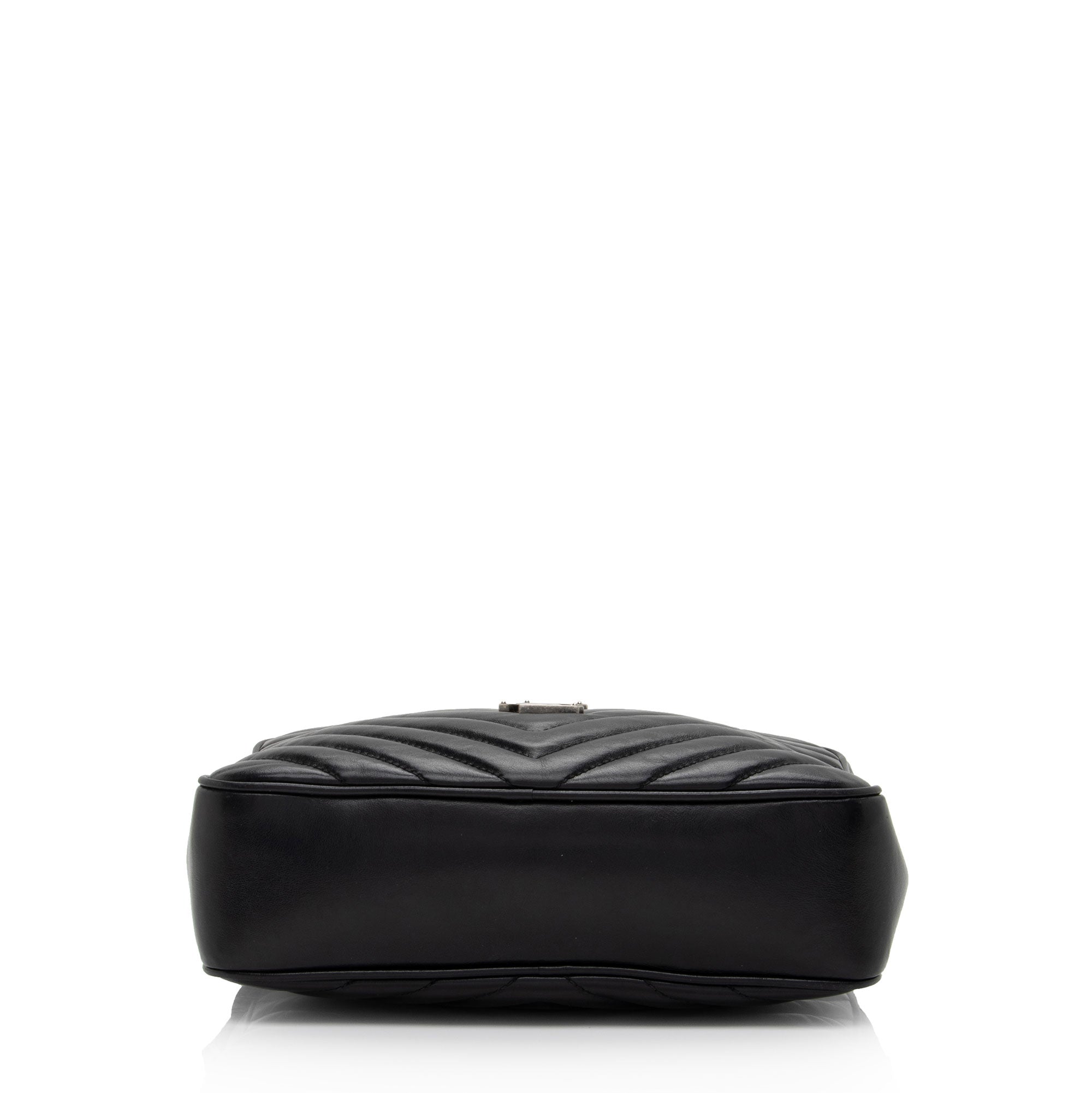 Saint Laurent Matelasse Calfskin Monogram Lou Camera Bag (SHF-017geY)