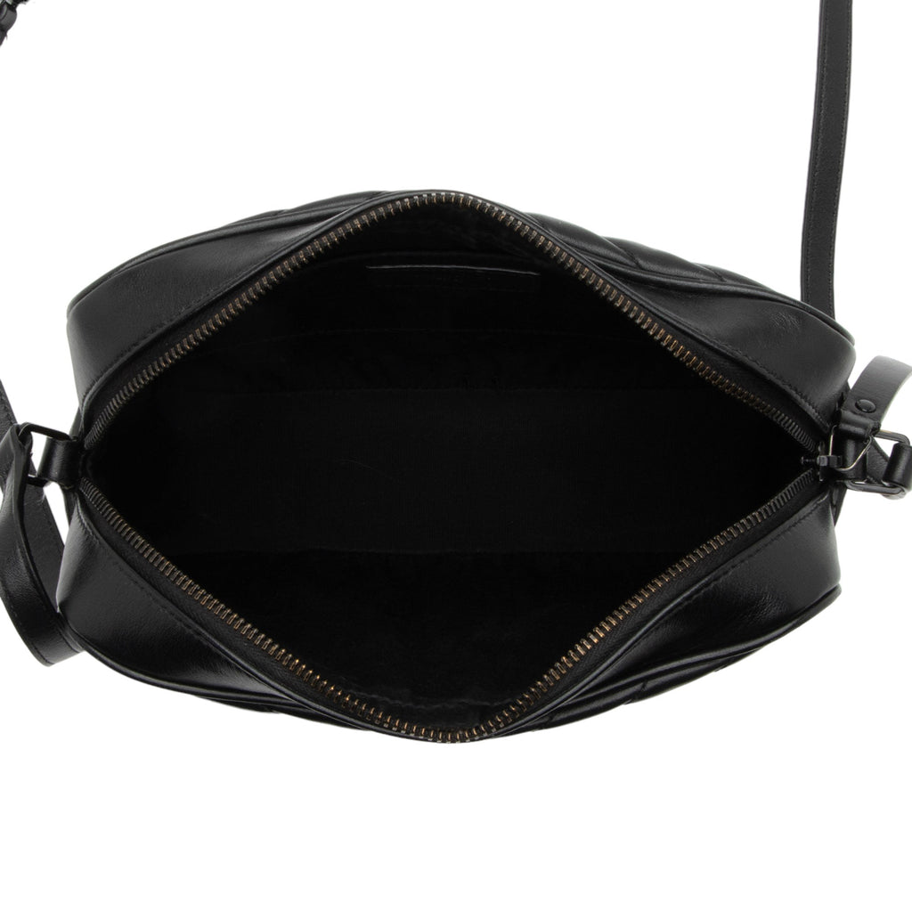 Saint Laurent Matelasse Calfskin Monogram Lou Camera Bag (SHF-maESsA)
