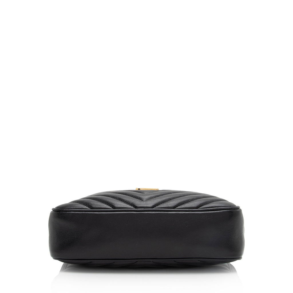 Saint Laurent Matelasse Calfskin Monogram Lou Camera Bag (SHF-WWrnik)