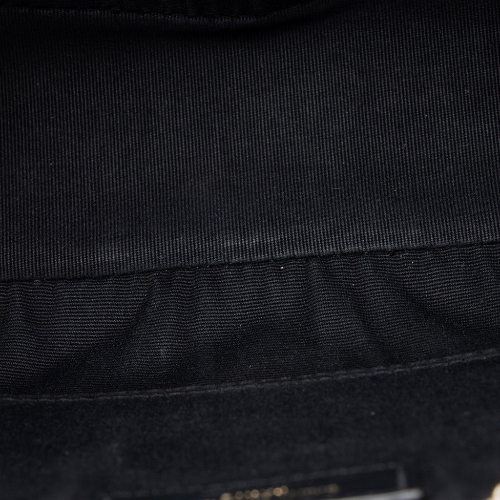 Saint Laurent Matelasse Calfskin Monogram Lou Camera Bag (SHF-3Riqa1)