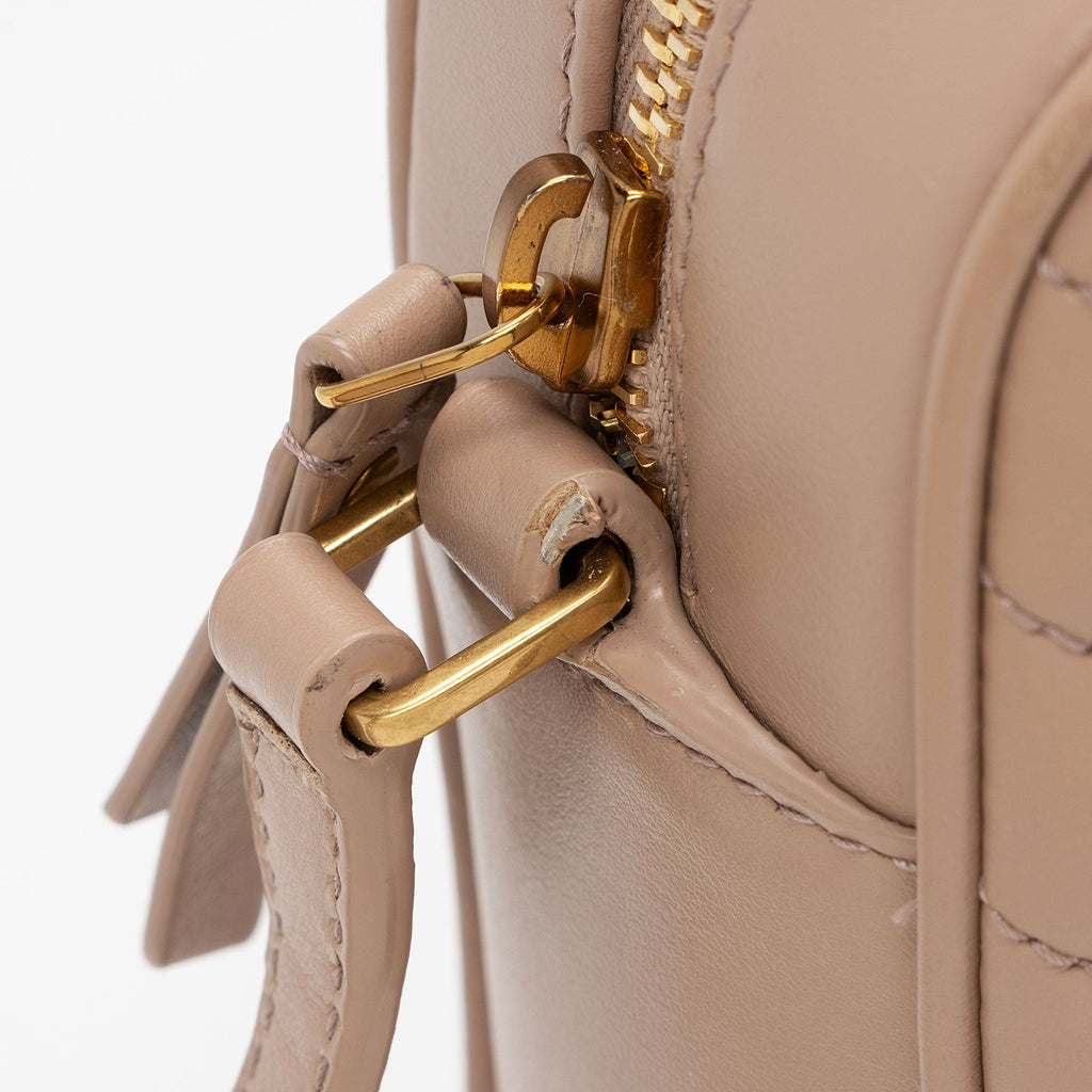 Saint Laurent Matelasse Calfskin Monogram Lou Camera Bag (SHF-X8DDNR)
