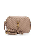 Saint Laurent Matelasse Calfskin Monogram Lou Camera Bag (SHF-X8DDNR)