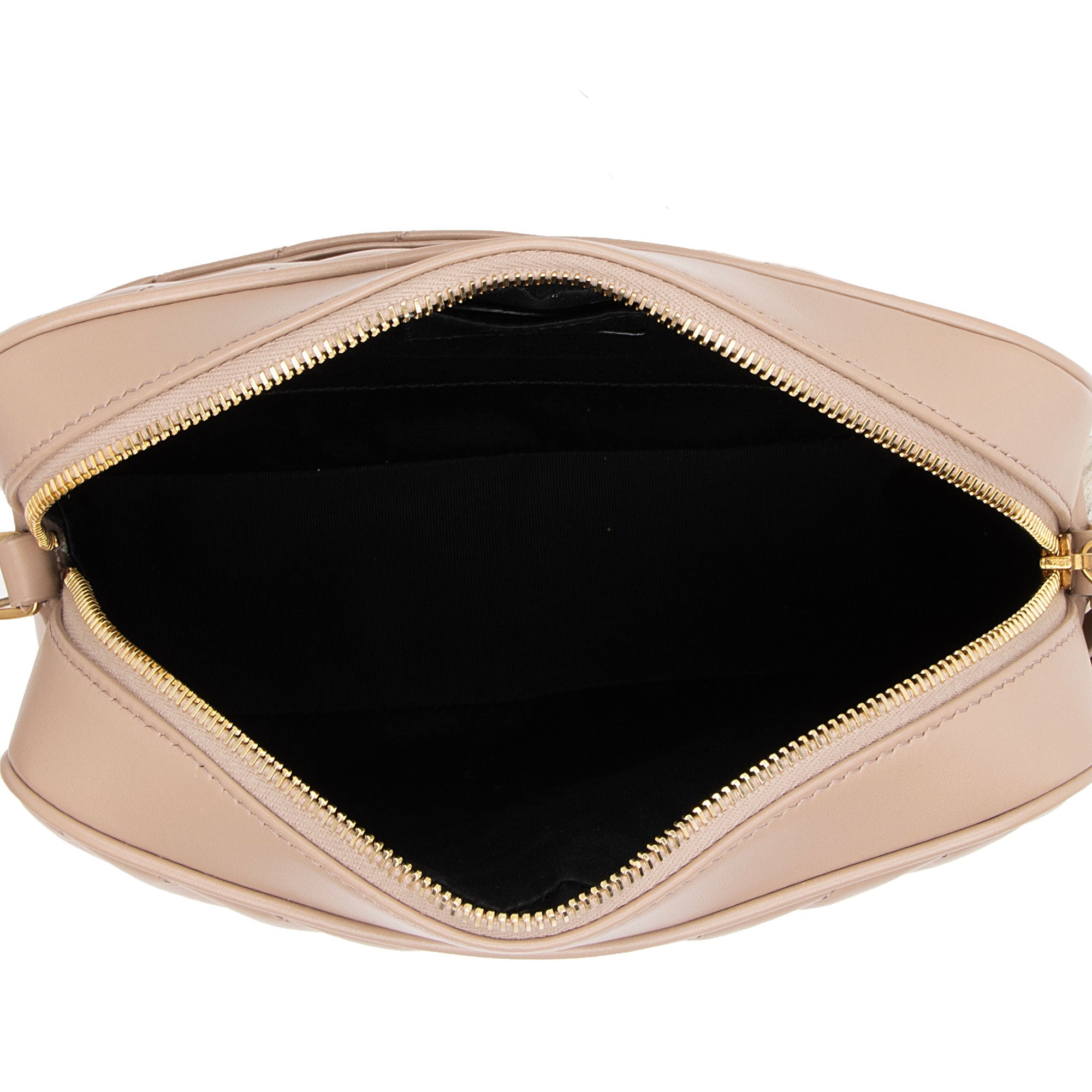 Saint Laurent Matelasse Calfskin Monogram Lou Camera Bag (SHF-X8DDNR)