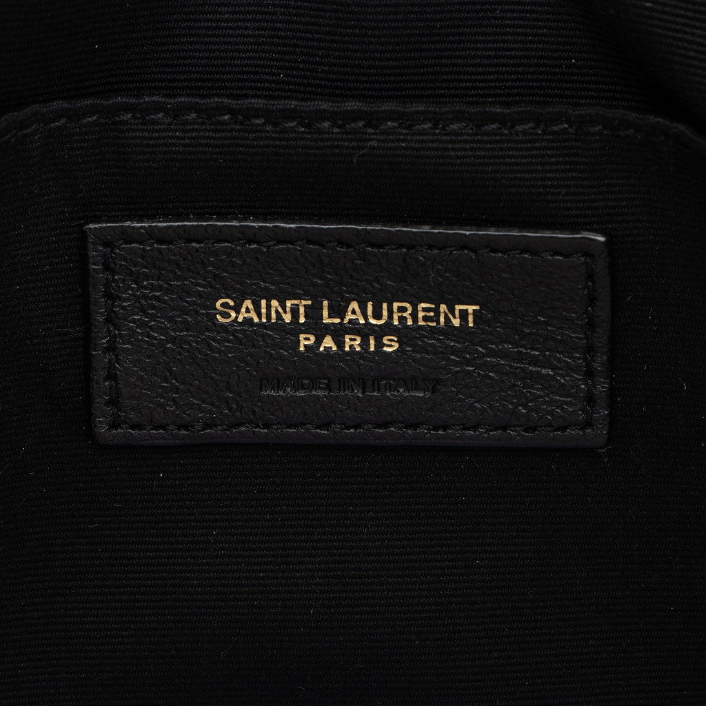 Saint Laurent Matelasse Calfskin Monogram Lou Camera Bag (SHF-X8DDNR)