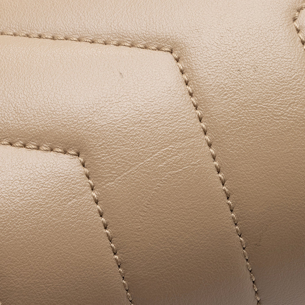 Saint Laurent Matelasse Calfskin Monogram LouLou Chain Medium Shoulder Bag (SHF-sdsp1l)