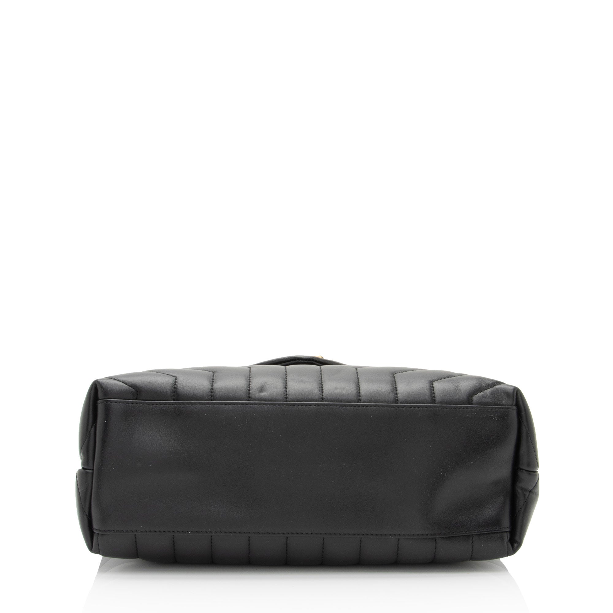 Saint Laurent Matelasse Calfskin Monogram LouLou Chain Medium Shoulder Bag (SHF-ksqMxY)