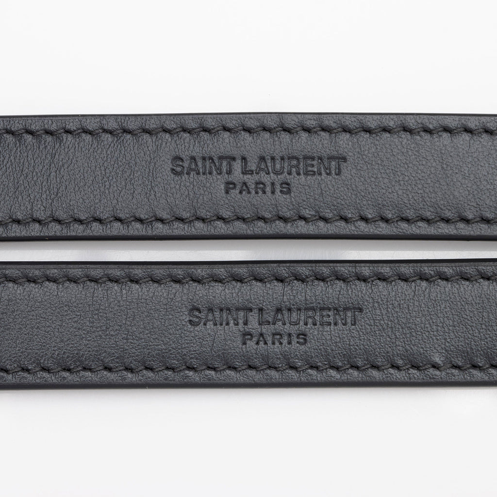 Saint Laurent Matelasse Calfskin Monogram LouLou Chain Medium Shoulder Bag (SHF-Q1vmZO)