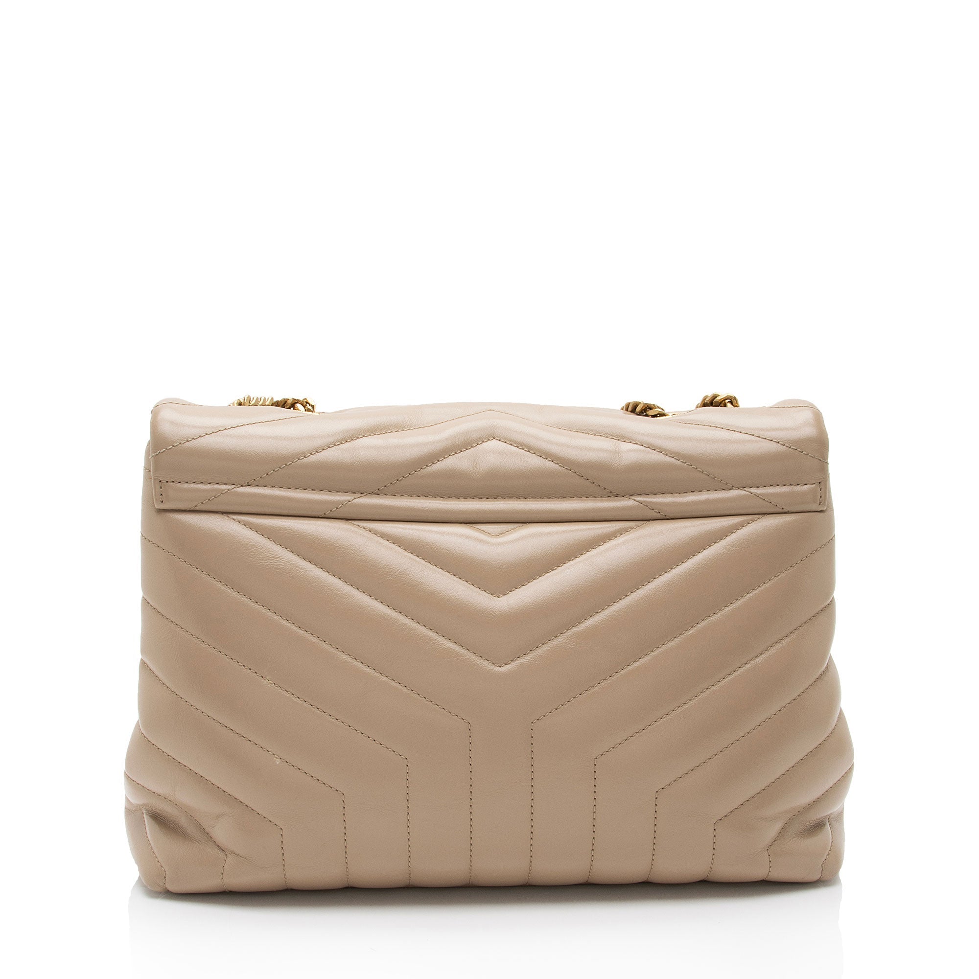 Saint Laurent Matelasse Calfskin Monogram LouLou Chain Medium Shoulder Bag (SHF-pCCeab)