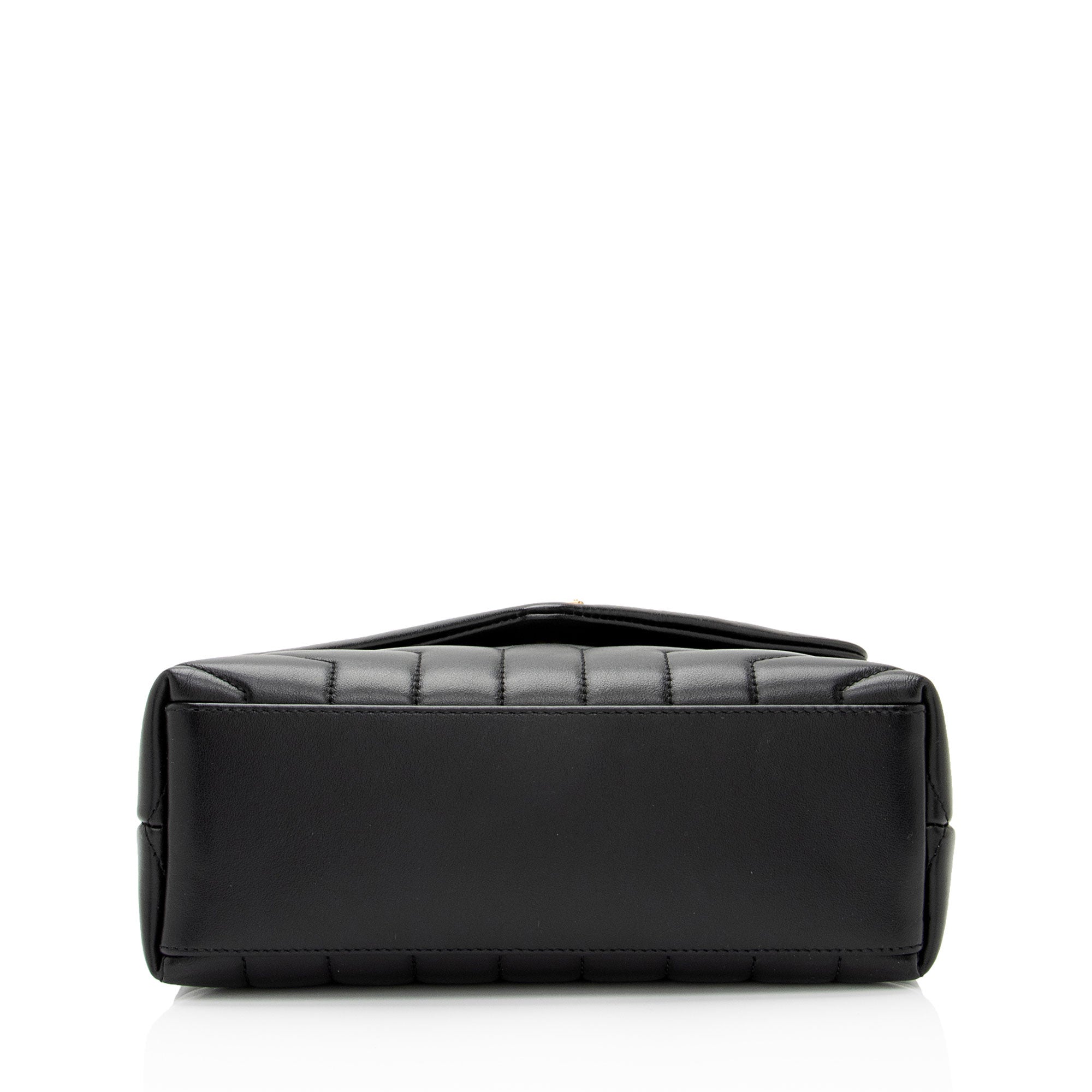 Saint Laurent Matelasse Calfskin Monogram LouLou Chain Small Crossbody Bag (SHF-8o8aXB)