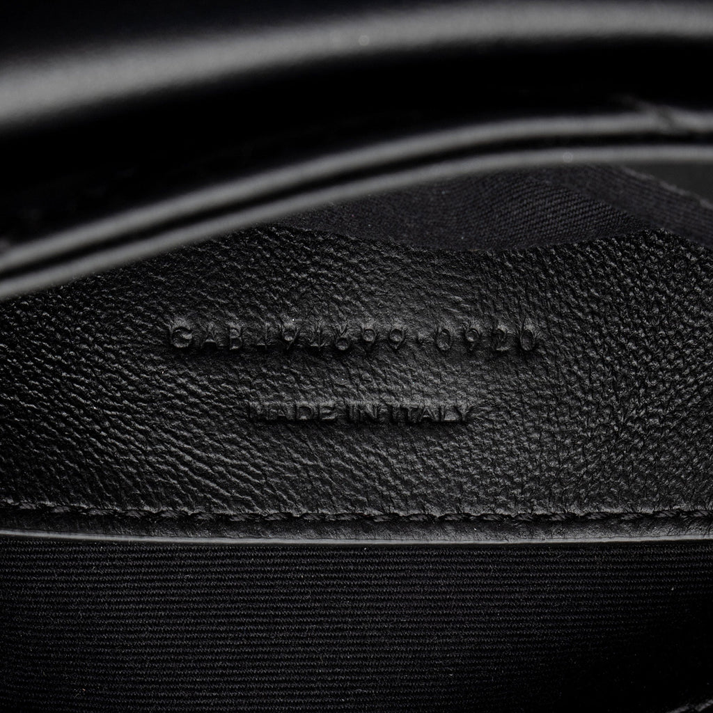 Saint Laurent Matelasse Calfskin Monogram LouLou Chain Small Crossbody Bag (SHF-8o8aXB)